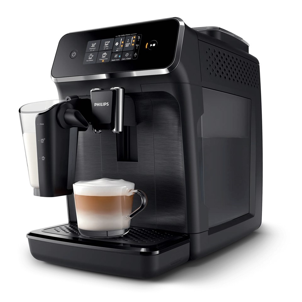 Philips 2200 series LatteGo EP2230/10 Macchina da caffè automatica, 4 bevande, cappuccinatore, 1.8 L, macine in ceramica