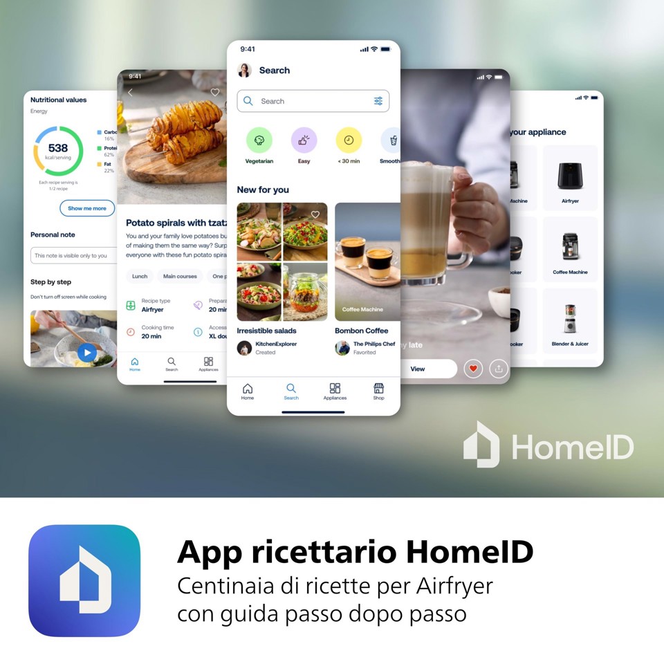 Philips 3000 series NA332/00 Airfryer 6.2 L, Friggitrice ad aria 16 in 1, App ricettario