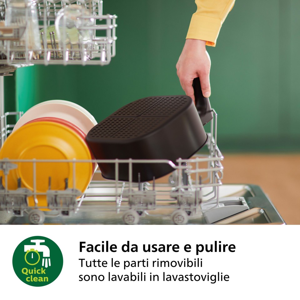 Philips 5000 series Airfryer HD9285/00, 7.2L, Friggitrice 16-in-1, App per ricette