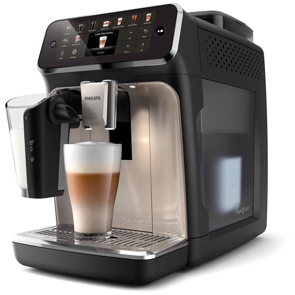 Philips 5500 series LatteGo EP5547/90 Macchina caffè automatica, 20 bevande, cappuccinatore, 1.8 L, macine in ceramica