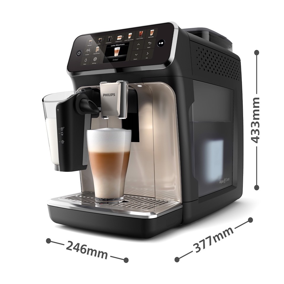 Philips 5500 series LatteGo EP5547/90 Macchina caffè automatica, 20 bevande, cappuccinatore, 1.8 L, macine in ceramica
