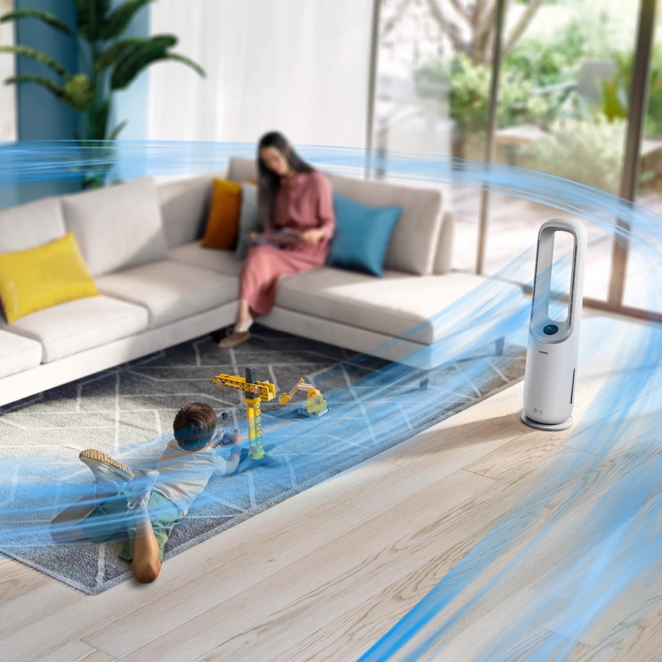 Philips Air Performer 7000 series AMF765/10 Purificatore d'aria e ventilatore 2 in 1