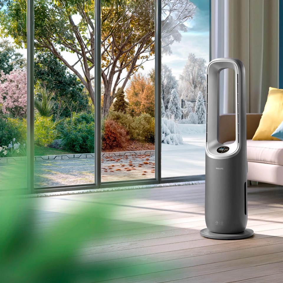 Philips Air Performer 8000 series AMF870/15 Purificatore d'aria ventilatore e riscaldamento 3in1