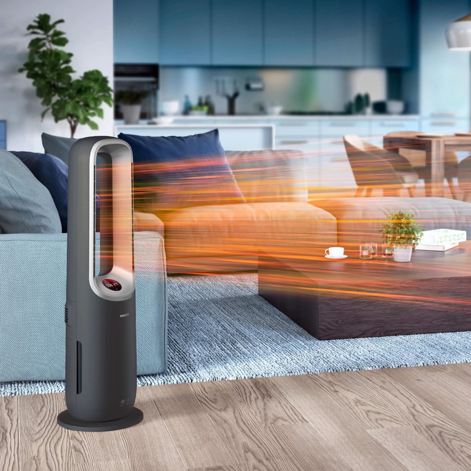 Philips Air Performer 8000 series AMF870/15 Purificatore d'aria ventilatore e riscaldamento 3in1