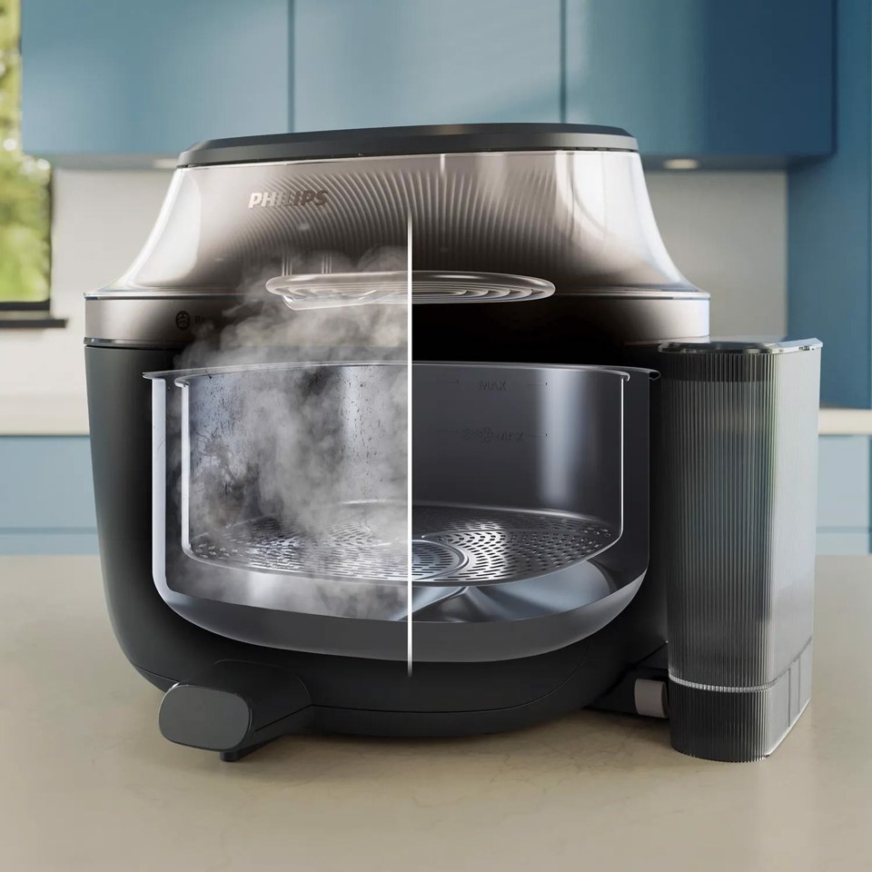 Philips Airfryer Serie 5000 da 7,2L con cottura a vapore