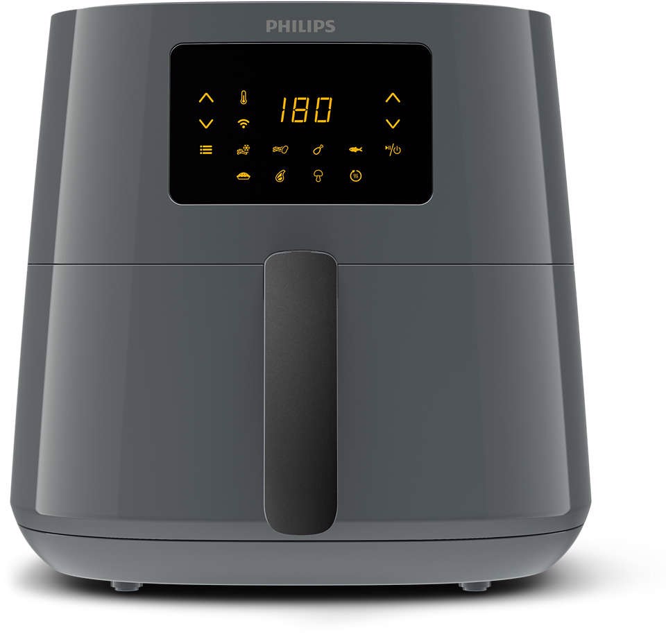 Philips Essential HD9280/60 friggitrice Singolo 6,2 L 2000 W Friggitrice ad aria calda Grigio