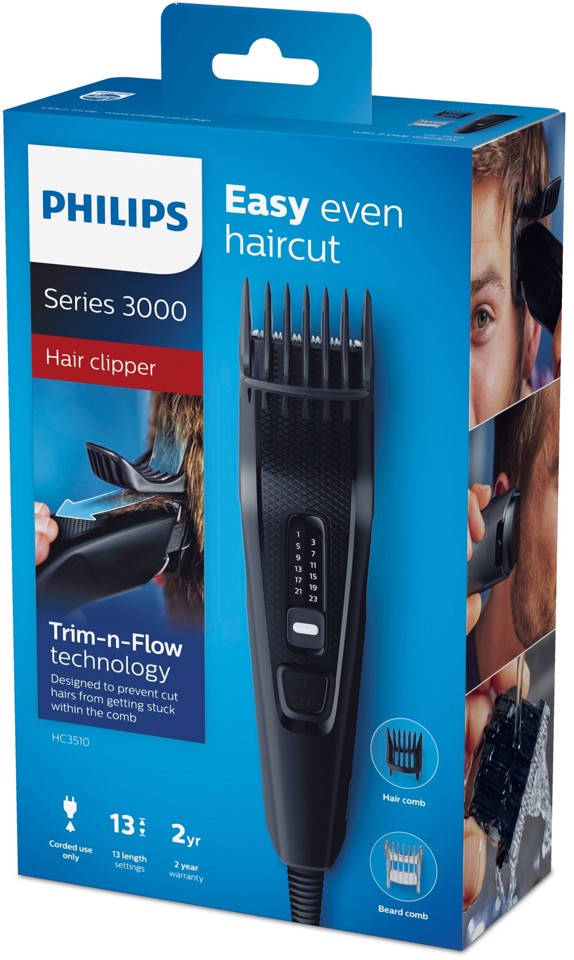 Philips HAIRCLIPPER Series 3000 Regolacapelli con lame in acciaio inossidabile