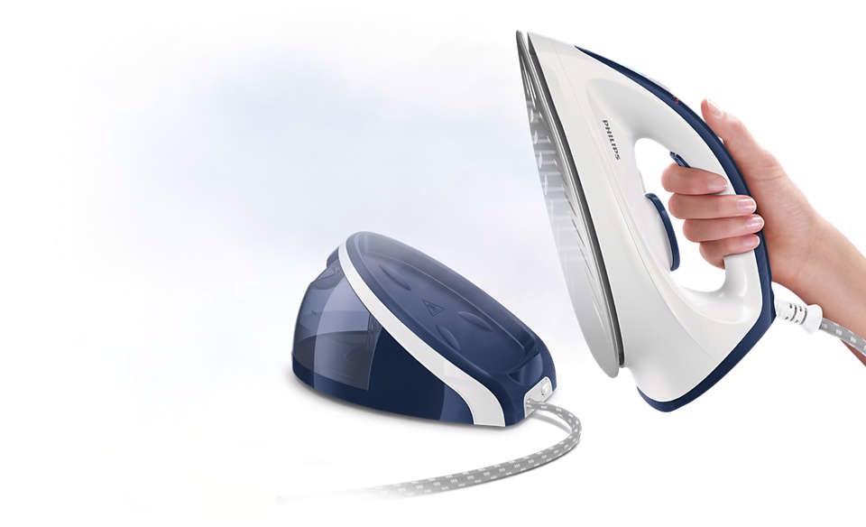 Philips HI5920/20 ferro da stiro a caldaia 2400 W 1,1 L Ceramica Blu, Bianco