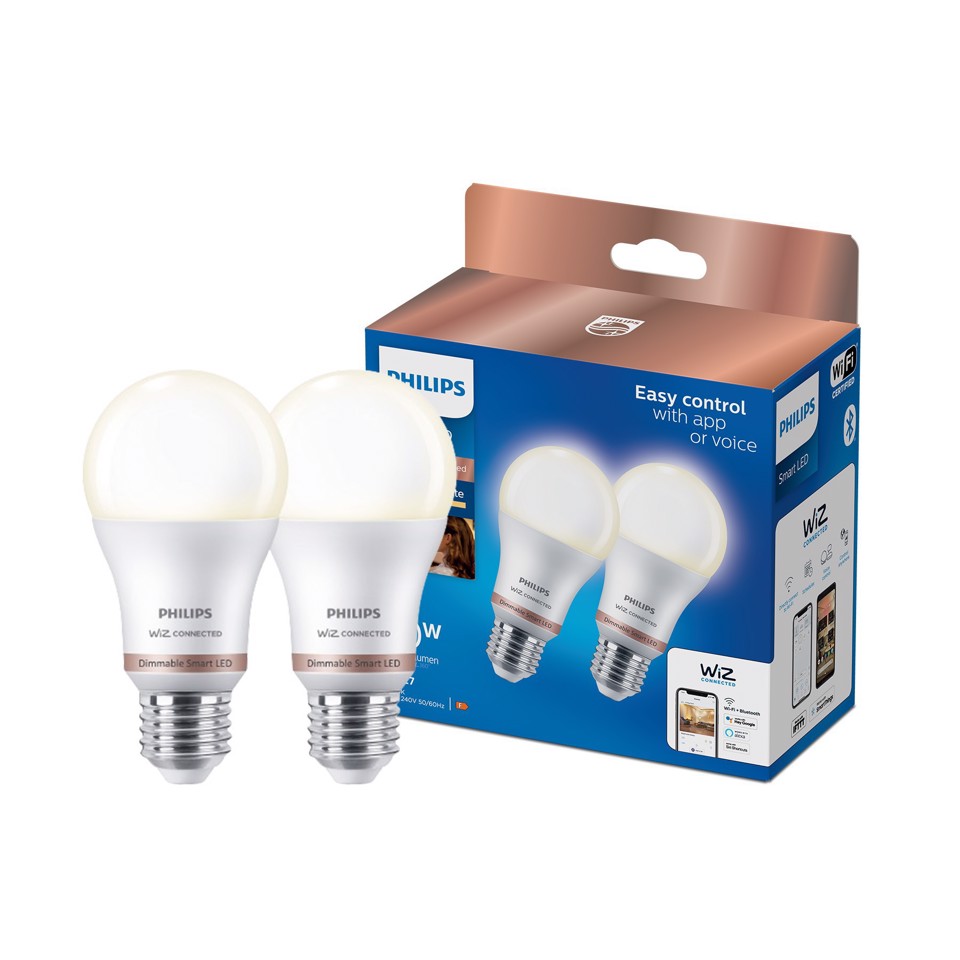 Philips Hue Lampadina 8 W (Eq. 60 W) A60 E27 x2
