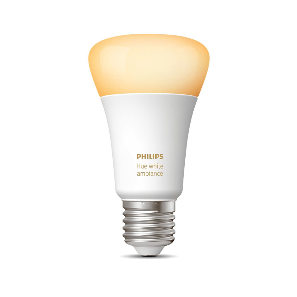 Philips Lighting Hue White Ambiance Lampadina LED Singola, con Bluetooth, da Luce Bianca Calda a Fredda, Attacco E27, 8.5 W, 1 Pezzo