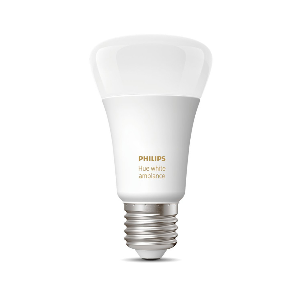Philips Lighting Hue White Ambiance Lampadina LED Singola, con Bluetooth, da Luce Bianca Calda a Fredda, Attacco E27, 8.5 W, 1 Pezzo