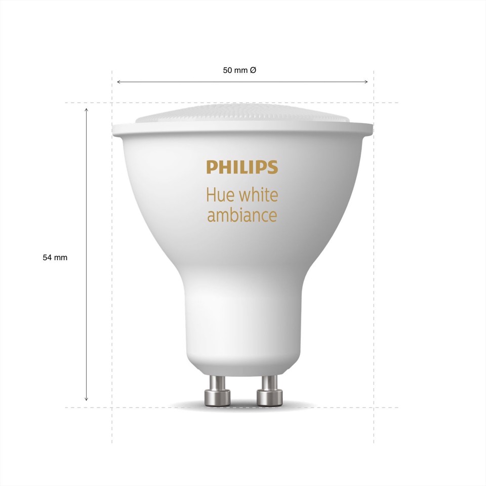 Philips Hue White ambiance GU10 - confezione da 1