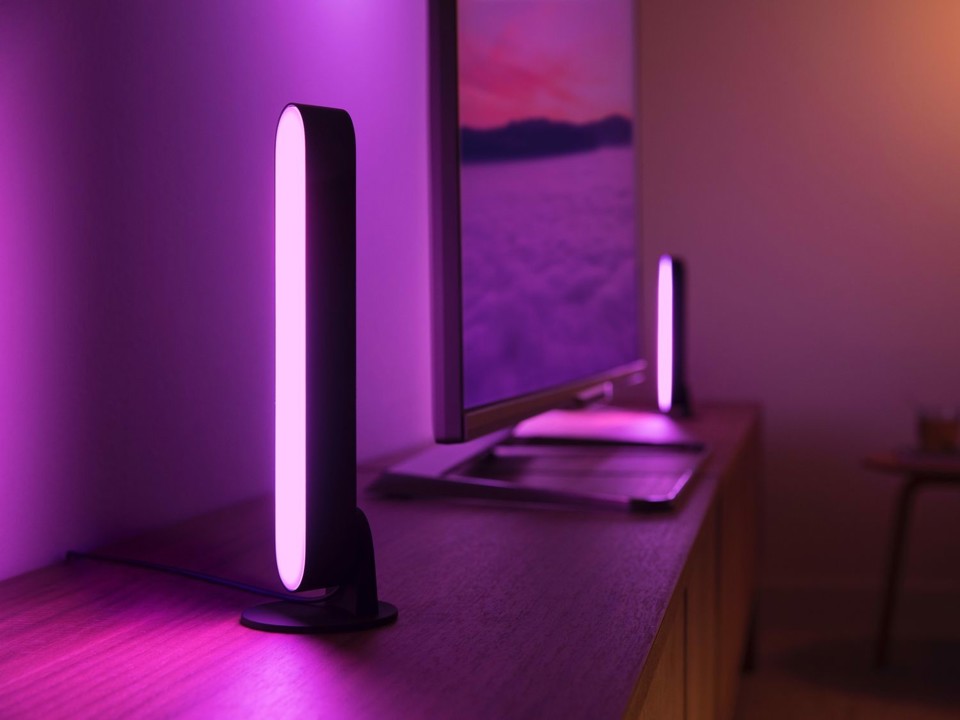Philips Hue White and Color ambiance Lampada a barre Play, confezione doppia