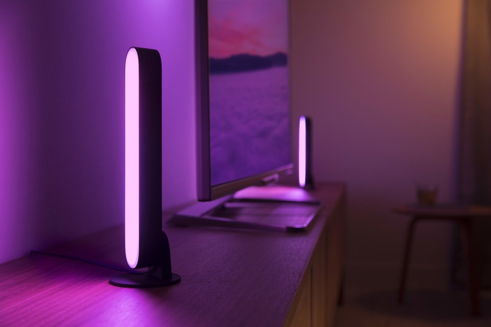 Philips Hue White and Color ambiance Lampada a barre Play, confezione doppia