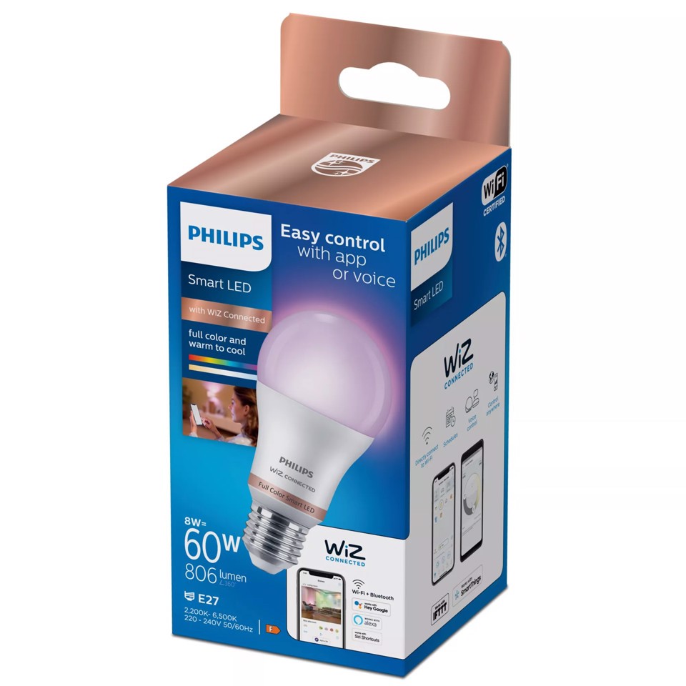 Philips Lampadina 8 W (Eq. 60 W) - A60 E27