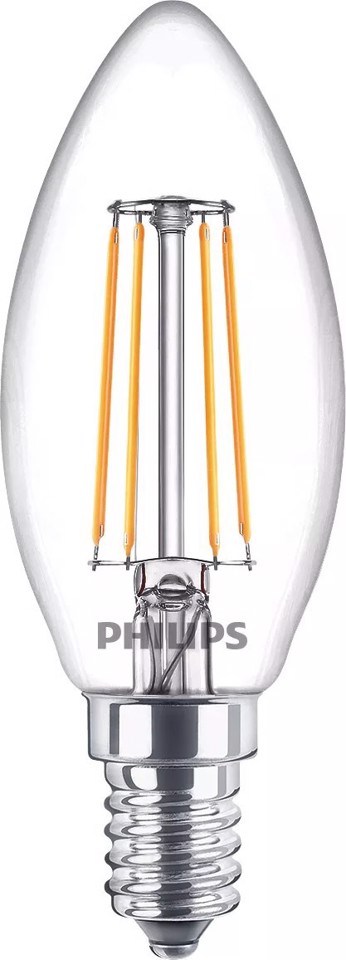 Philips Lampadina candela trasparente a filamento  - 40 W B35 E14