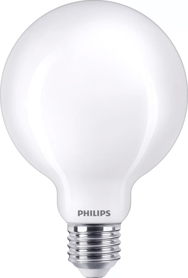 Philips Lampadina smerigliata 60W G95 E27