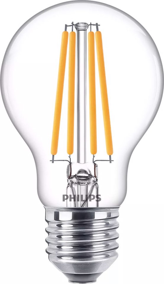 Philips Lampadina trasparente a filamento - 100 W A60 E27