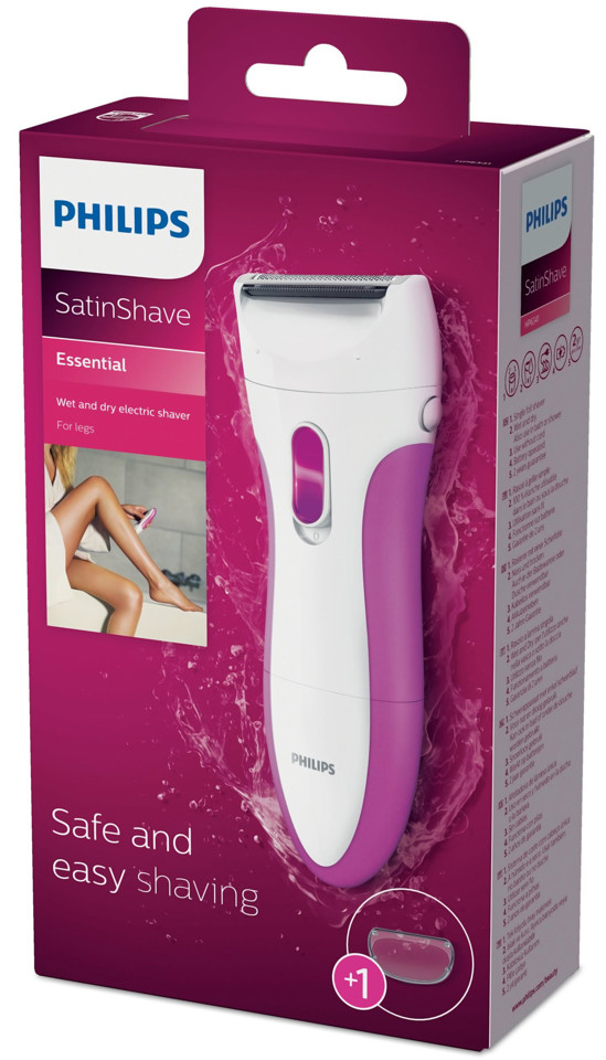 Philips SatinShave Essential rasoio elettrico Wet & Dry per gambe