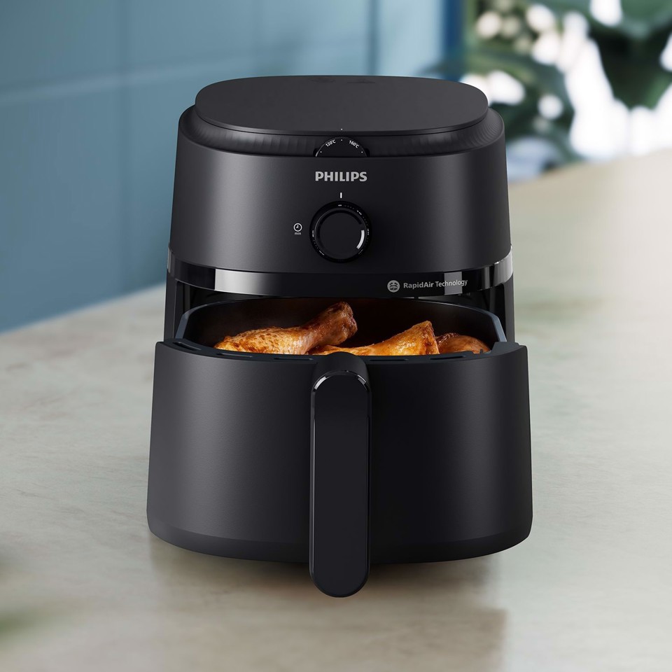 Philips Serie 1000 NA120/00 Airfryer 4.2 L, Friggitrice ad aria 12 in 1, App ricettario