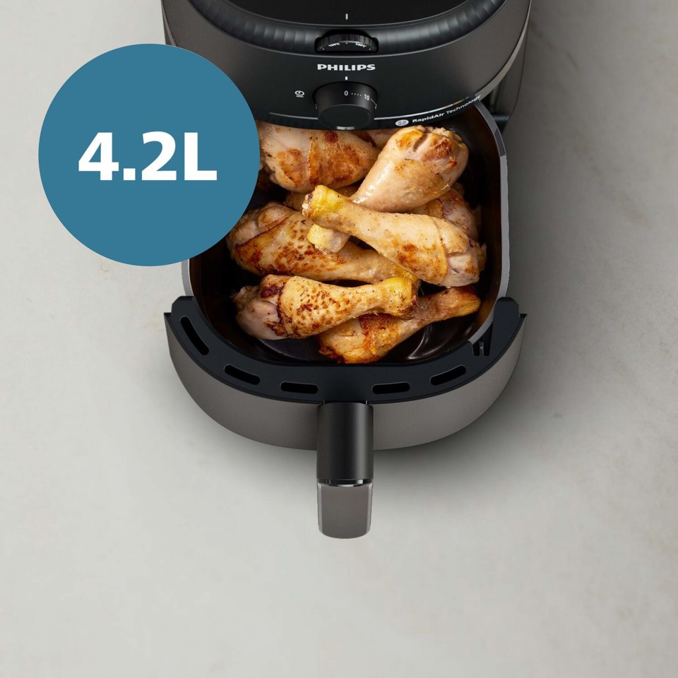 Philips Serie 1000 NA120/00 Airfryer 4.2 L, Friggitrice ad aria 12 in 1, App ricettario
