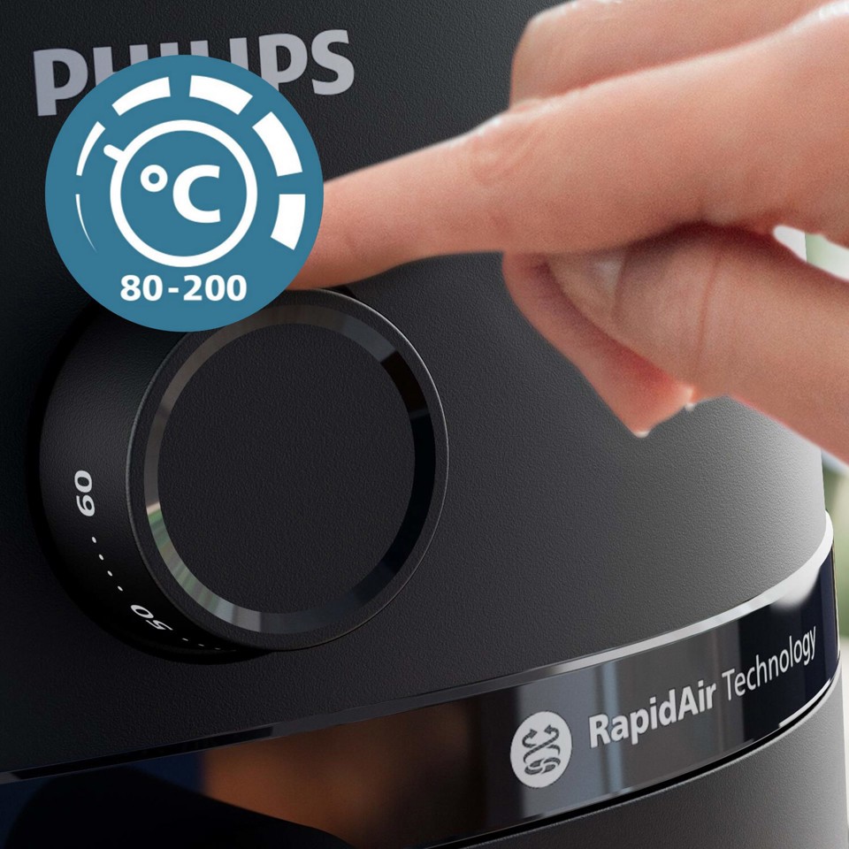 Philips Serie 1000 NA120/00 Airfryer 4.2 L, Friggitrice ad aria 12 in 1, App ricettario