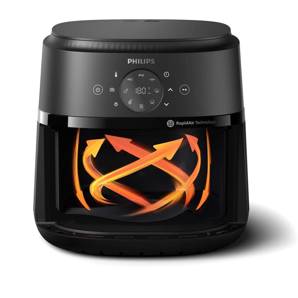 Philips Serie 2000 NA231/00 Airfryer 6.2 L, Friggitrice ad aria 13 in 1, App ricettario