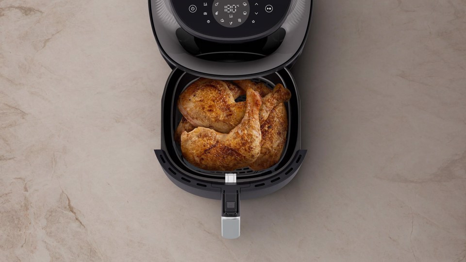 Philips Serie 3000 NA332/00 Airfryer 6.2 L, Friggitrice ad aria 16 in 1, App ricettario