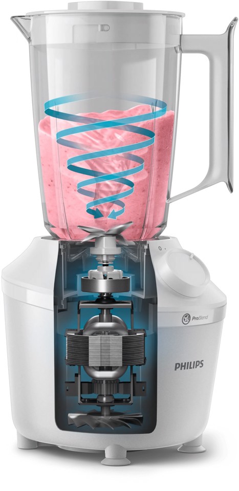 Philips Serie 3000 Series 3000 HR2041/00 Frullatore con tecnologia ProBlend, 450 W, 1,9 l
