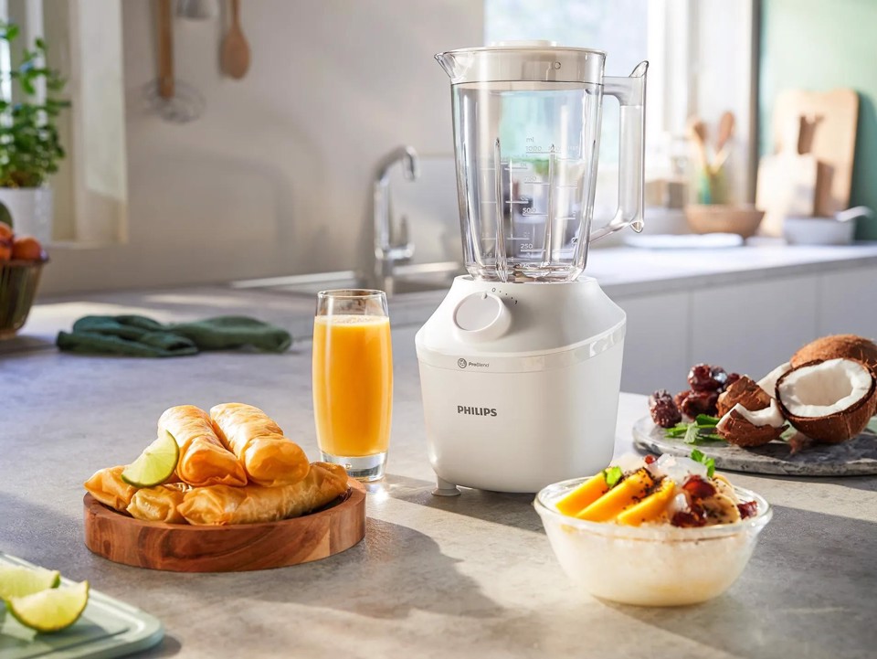 Philips Serie 3000 Series 3000 HR2041/00 Frullatore con tecnologia ProBlend, 450 W, 1,9 l