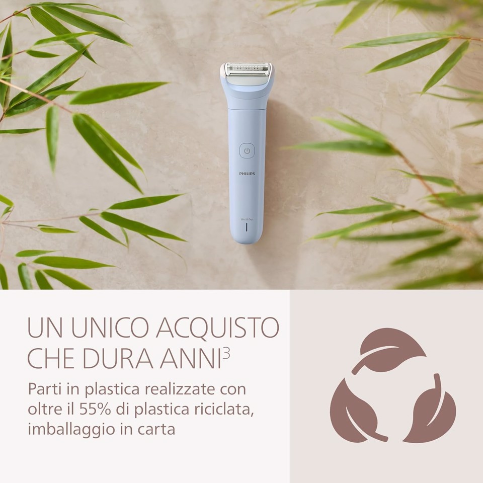 Philips Serie 6000 Rasoio senza filo Wet & Dry azzurro BRL127/00
