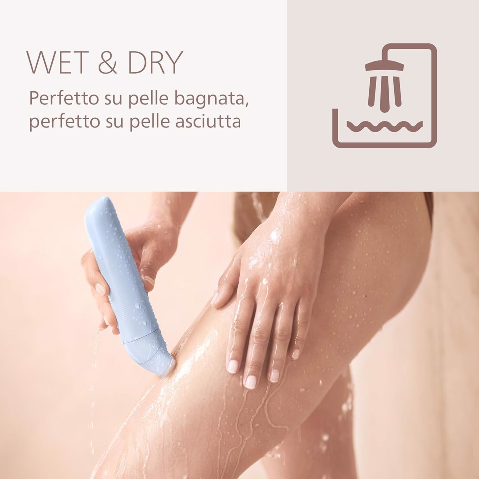 Philips Serie 6000 Rasoio senza filo Wet & Dry azzurro BRL127/00