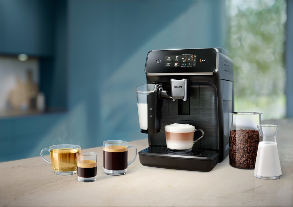 Philips Series 2300 LatteGo EP2334/10 Macchina da caffè automatica, 4 bevande, cappuccinatore, 1.8 L, macine in ceramica