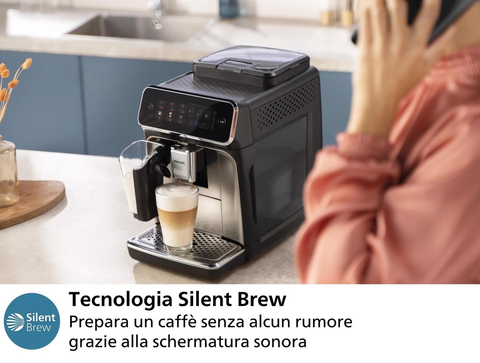 Philips Series 2300 LatteGo EP2334/10 Macchina da caffè automatica, 4 bevande, cappuccinatore, 1.8 L, macine in ceramica