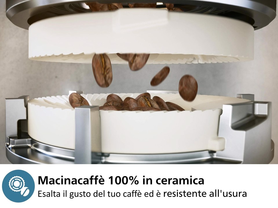 Philips Series 2300 LatteGo EP2334/10 Macchina da caffè automatica, 4 bevande, cappuccinatore, 1.8 L, macine in ceramica