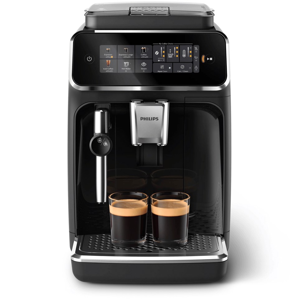 Philips Series 3300 EP3321/40 Macchina caffè automatica, 5 bevande, montalatte, 1.8L, macine in ceramica
