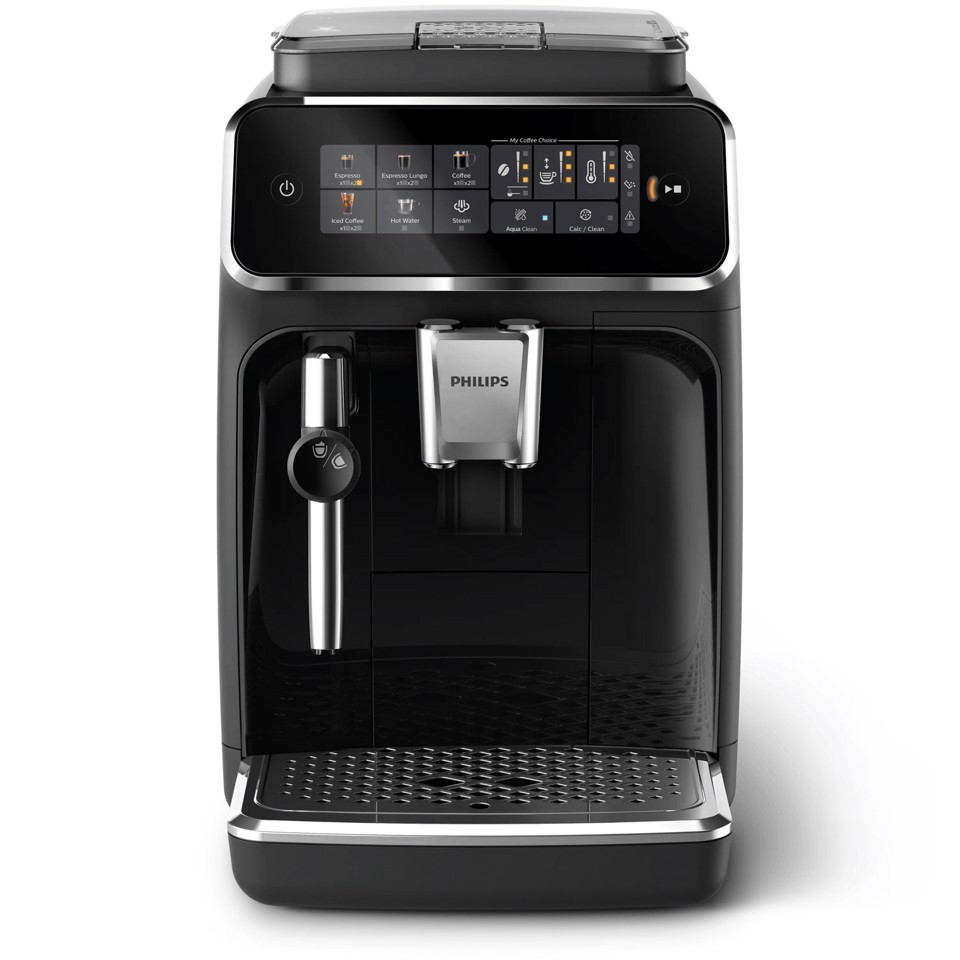 Philips Series 3300 EP3321/40 Macchina caffè automatica, 5 bevande, montalatte, 1.8L, macine in ceramica