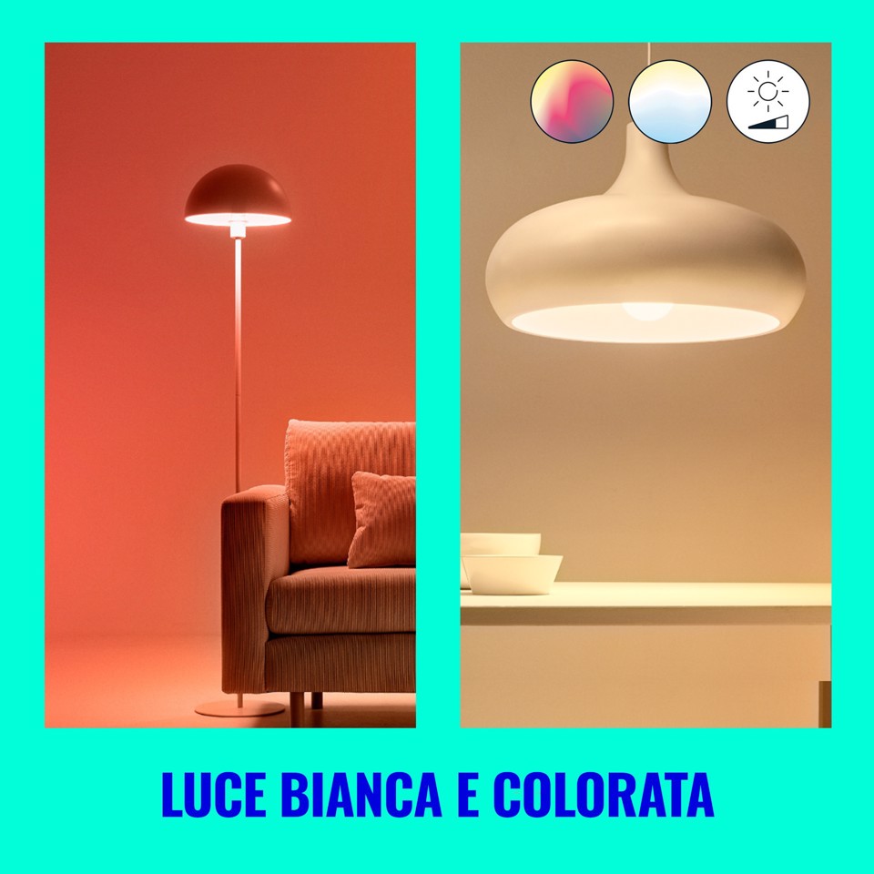 Philips Smart LED Lampadina 8,5 W (Eq.60 W) A60 E27
