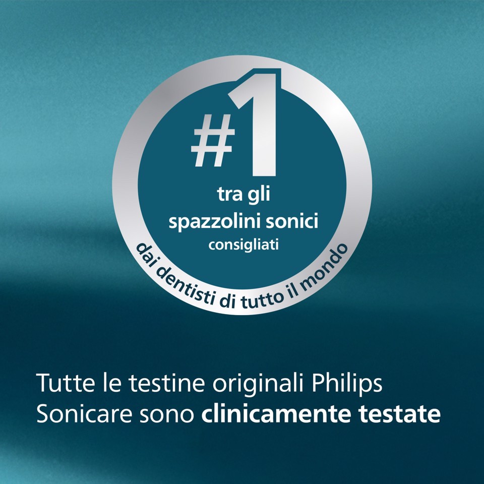 Philips Sonicare HX6062/87 2x Testinebianche per spazzolino sonico