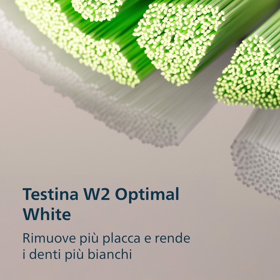 Philips Sonicare serie 5300 Sonicare Spazzolino elettrico sonico con base di ricarica e sensore di pressione colore bianco HX7108/02