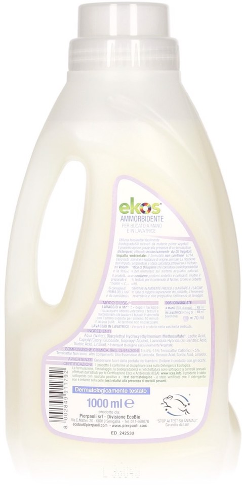 Pierpaoli 591179 detersivo per bucato Universale Ammorbidente 1000 ml