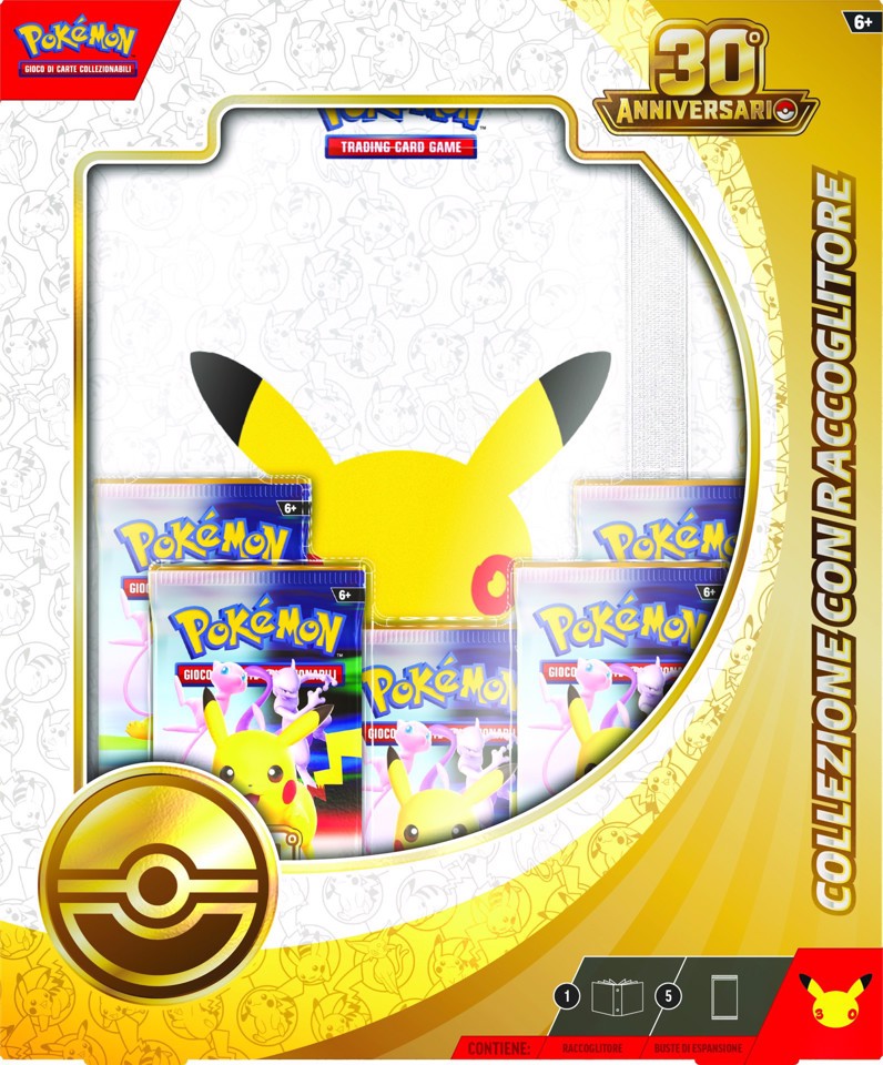 Pokémon 30° Anniversario - Collezione con Raccoglitore