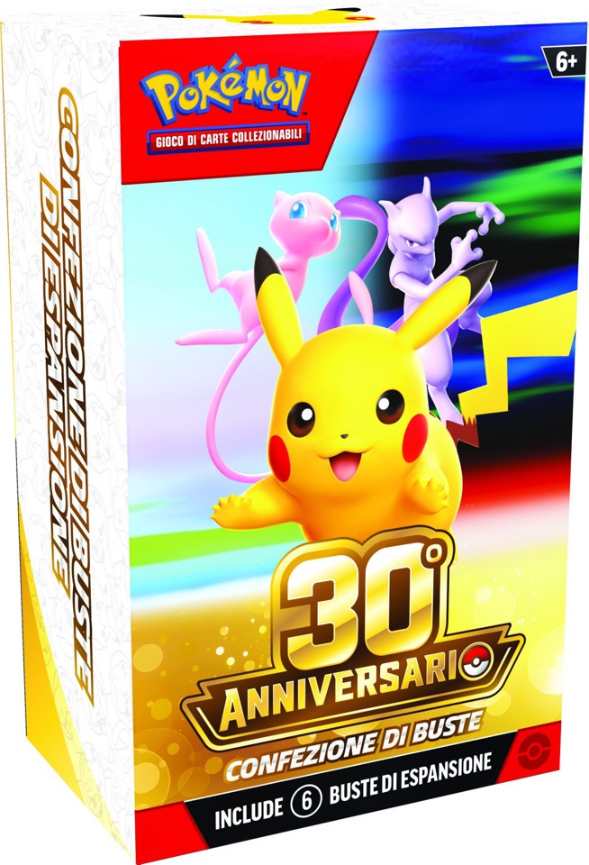 Pokémon 30° Anniversario - Bundle 6 Buste