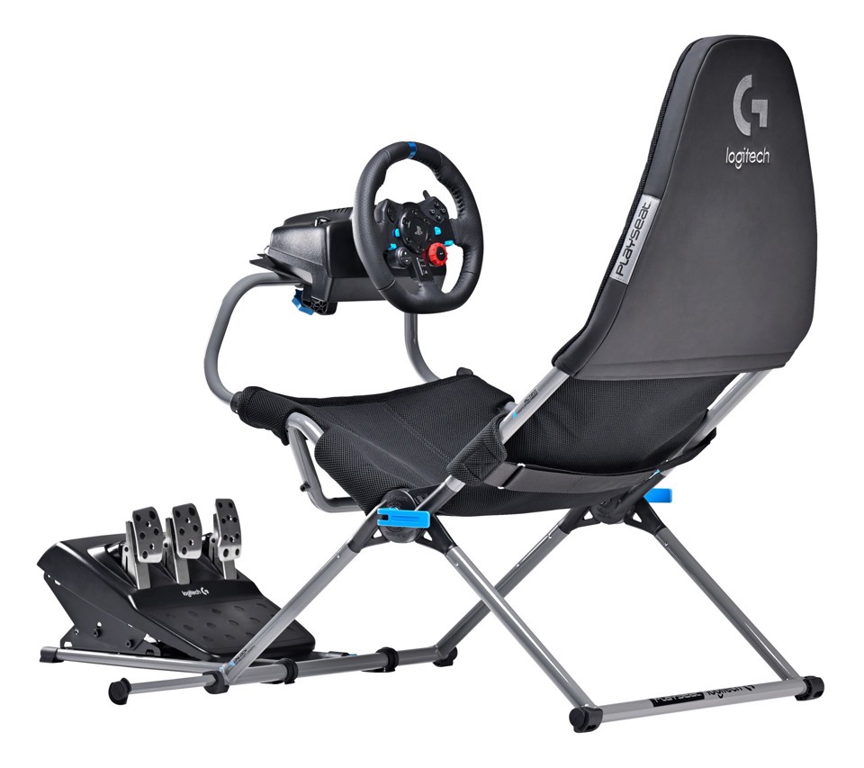 Playseat Challenge X - Logitech G Edition Sedia da gioco per console Nero, Grigio