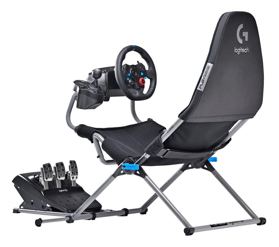 Playseat Challenge X - Logitech G Edition Sedia da gioco per console Nero, Grigio