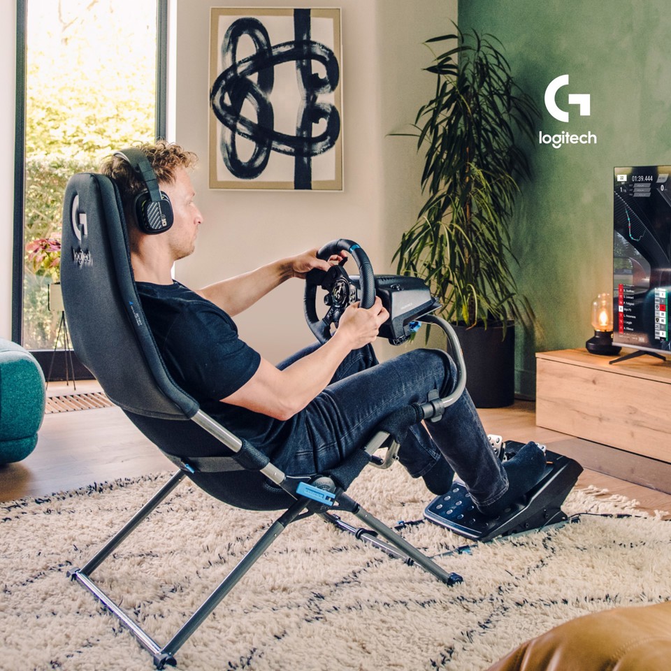 Playseat Challenge X - Logitech G Edition Sedia da gioco per console Nero, Grigio