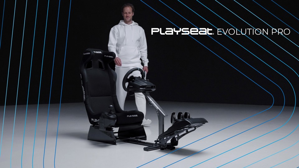Playseat Evolution PRO ActiFit Sedia per gaming universale Seduta imbottita Nero