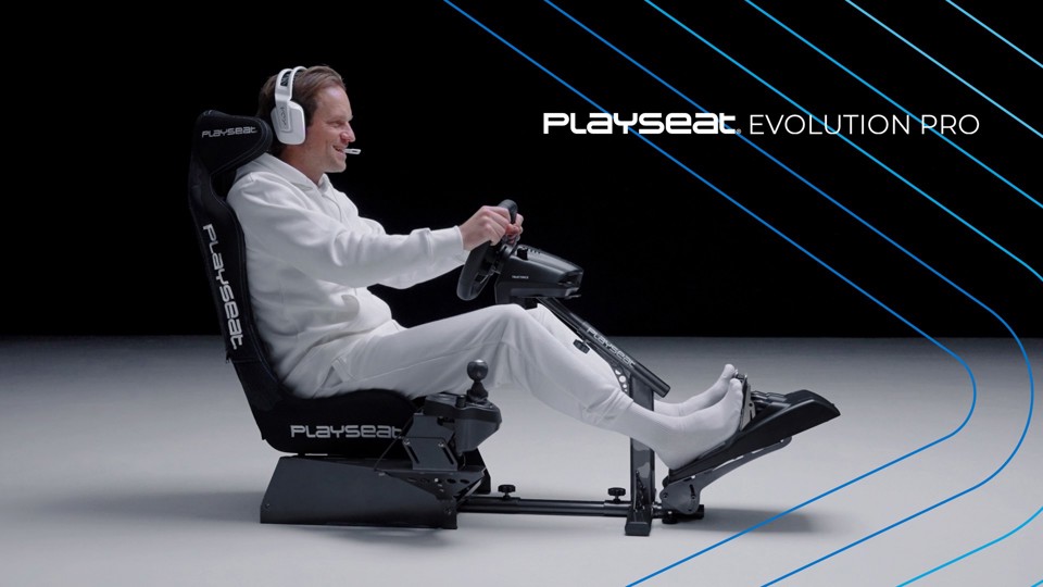 Playseat Evolution PRO ActiFit Sedia per gaming universale Seduta imbottita Nero