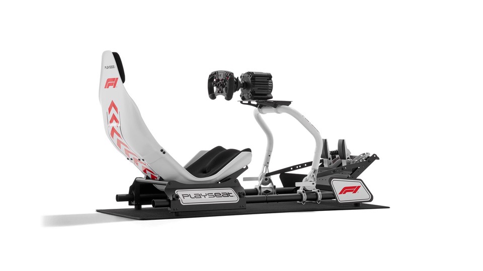 Playseat Formula Instinct - F1 Edition Sedia per gaming universale Seduta imbottita Nero, Bianco