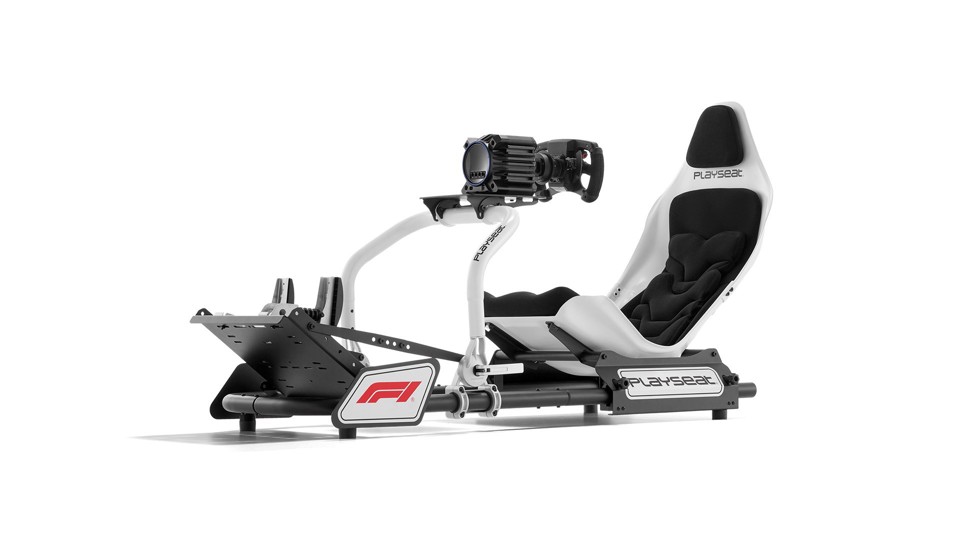 Playseat Formula Instinct - F1 Edition Sedia per gaming universale Seduta imbottita Nero, Bianco
